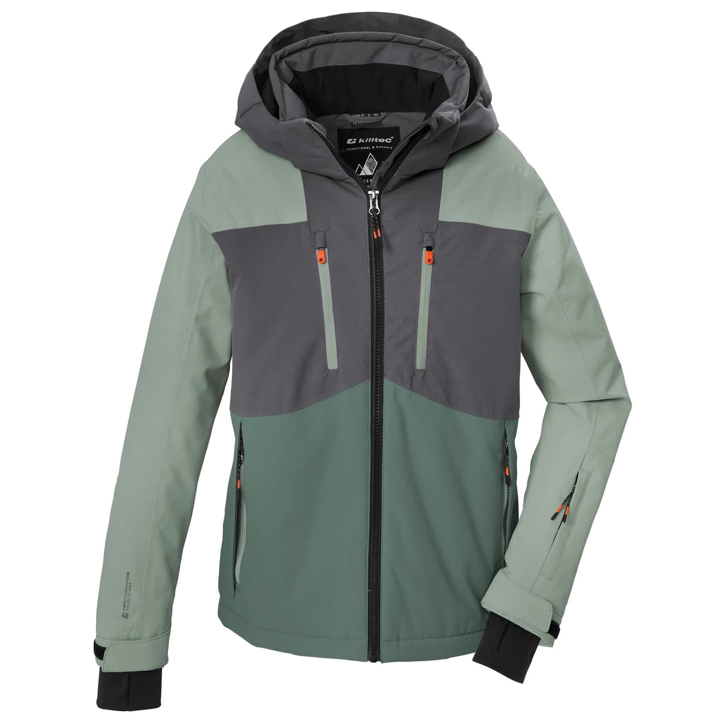 Ски яке killtec Boy's Ksw 216 Ski Jacket - Pale Green