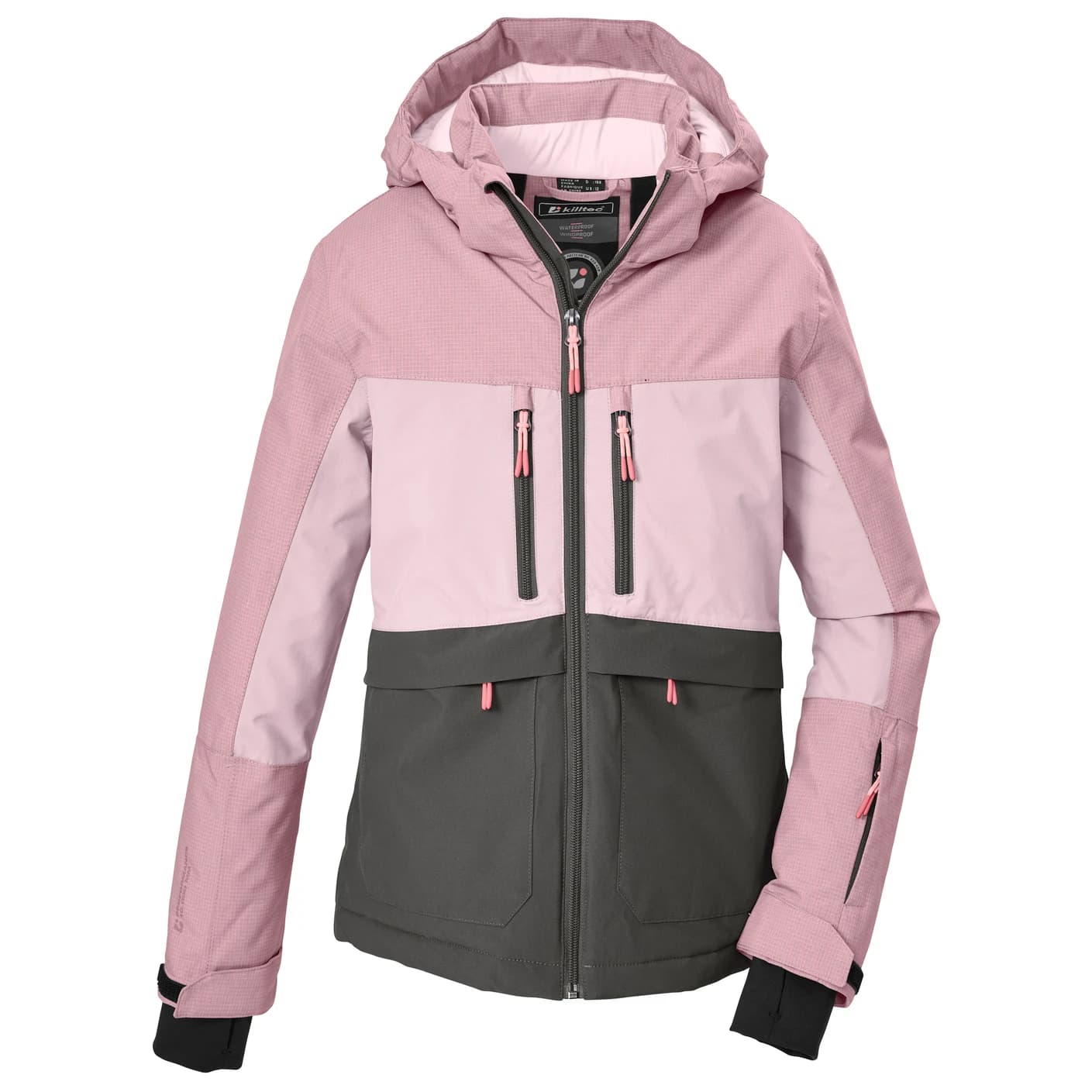 Ски яке killtec Girl's Kow 160 Jacket Ski jacket - Rose