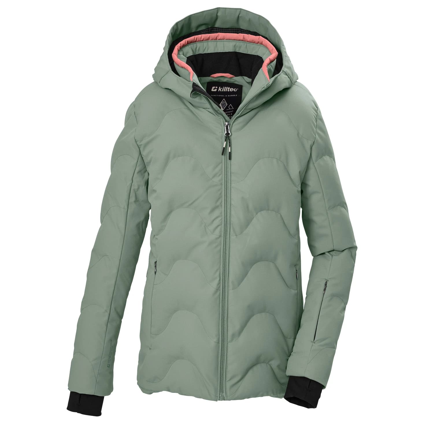 Ски яке killtec Girl's Ksw 194 Ski Jacket - Pale Green