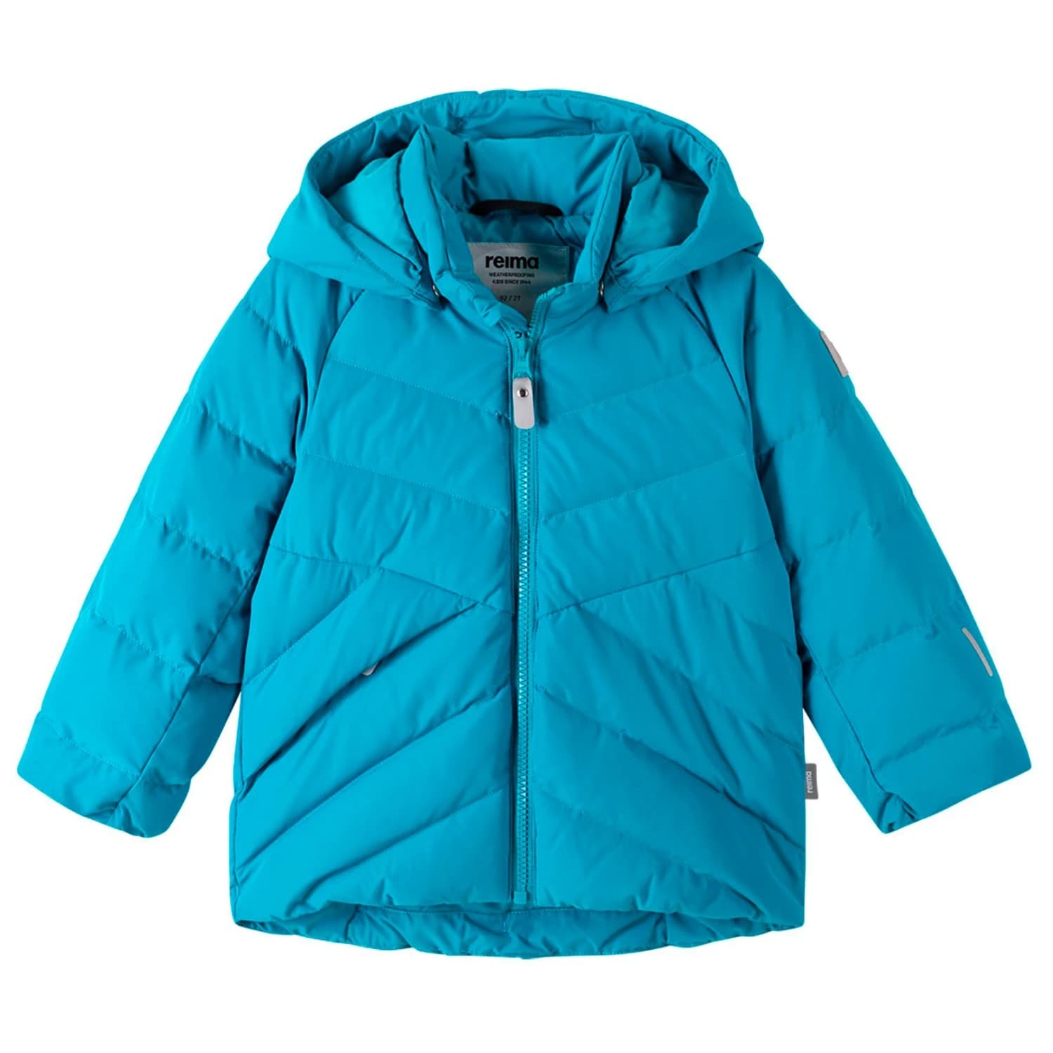 Детско пухено яке Reima Kid's Down Jacket Kupponen Down jacket - Aquatic Blue