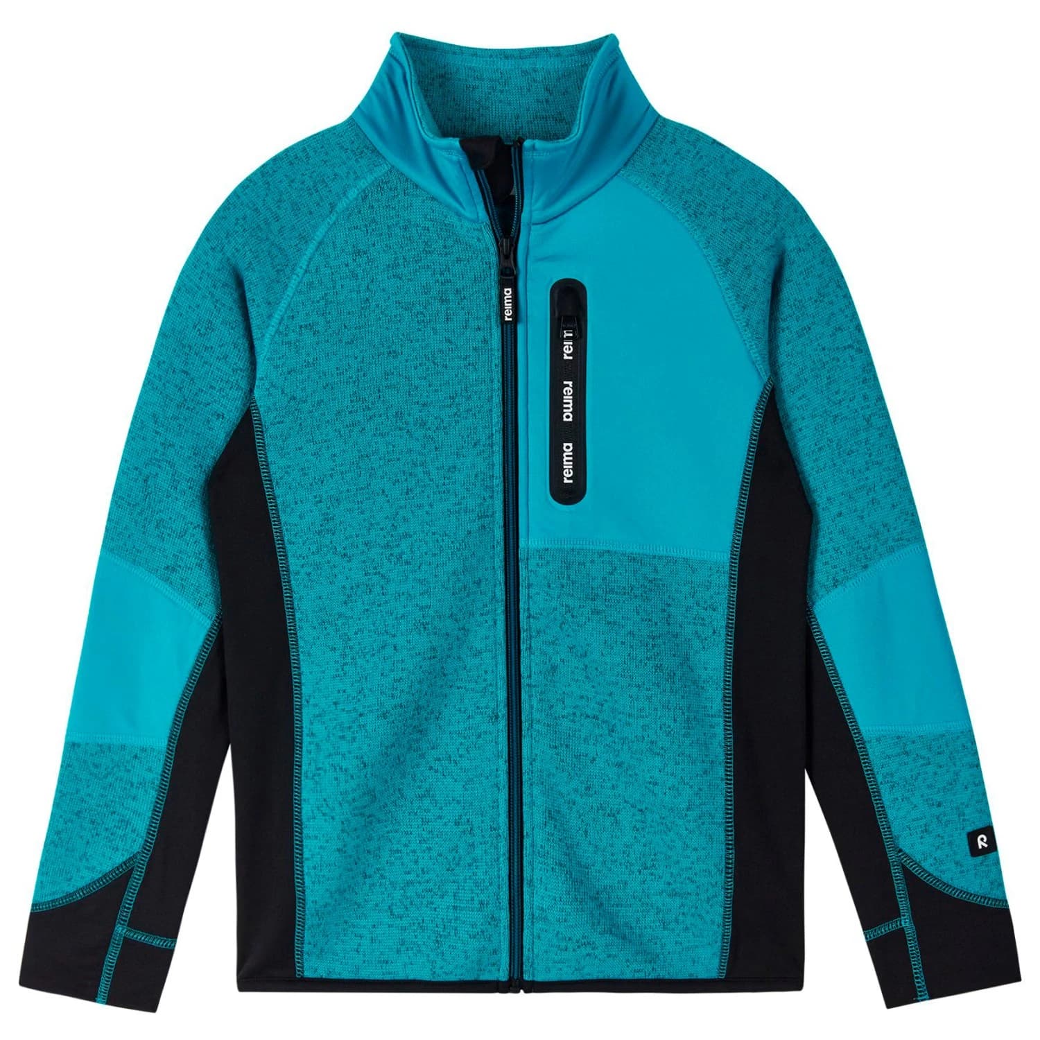 Детско поларено яке Reima Kid's Fleece Sweater Liukuen Fleece jacket - Aquatic Blue