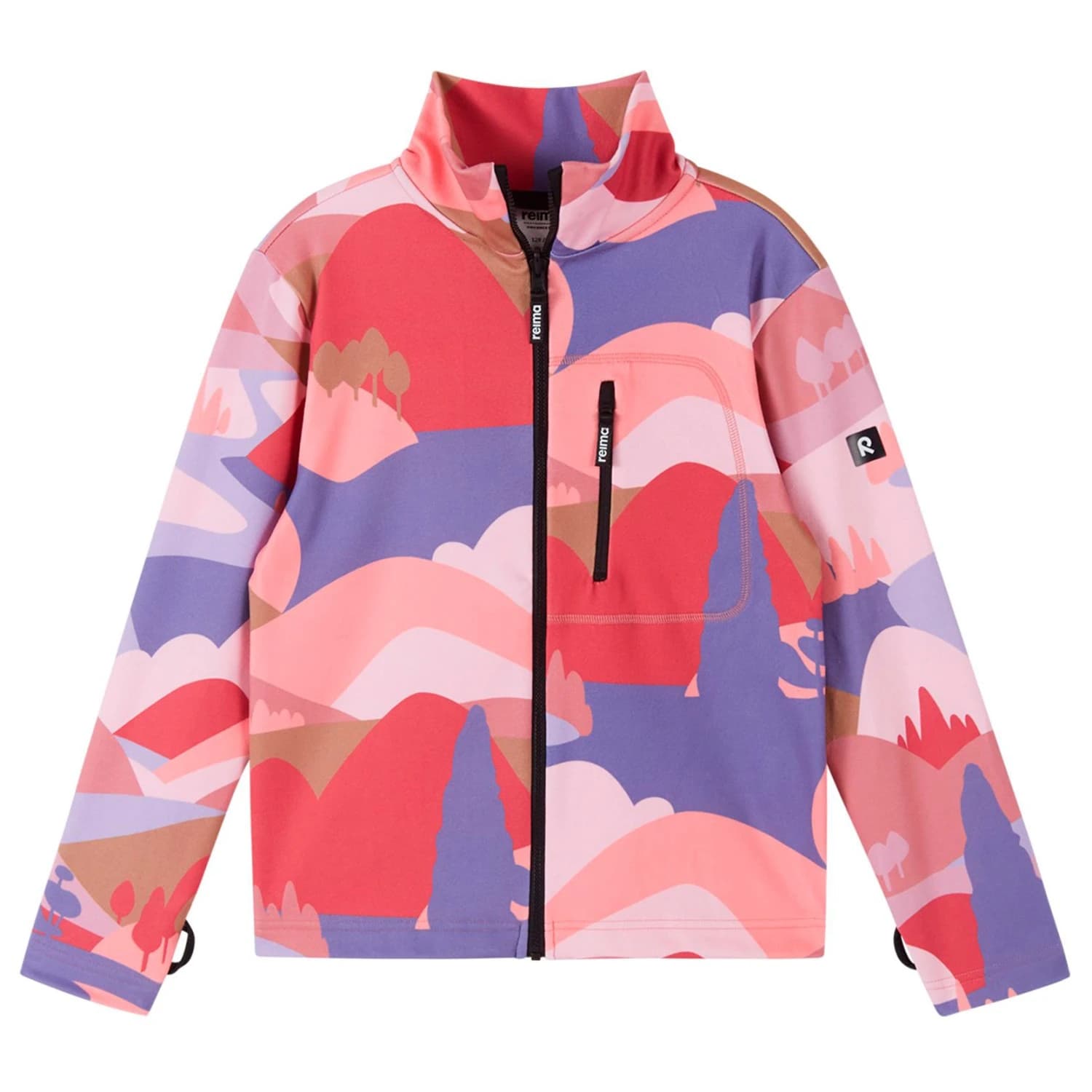 Детско поларено яке Reima Kid's Iisisti Fleece Sweater Fleece jacket - Rose Blush