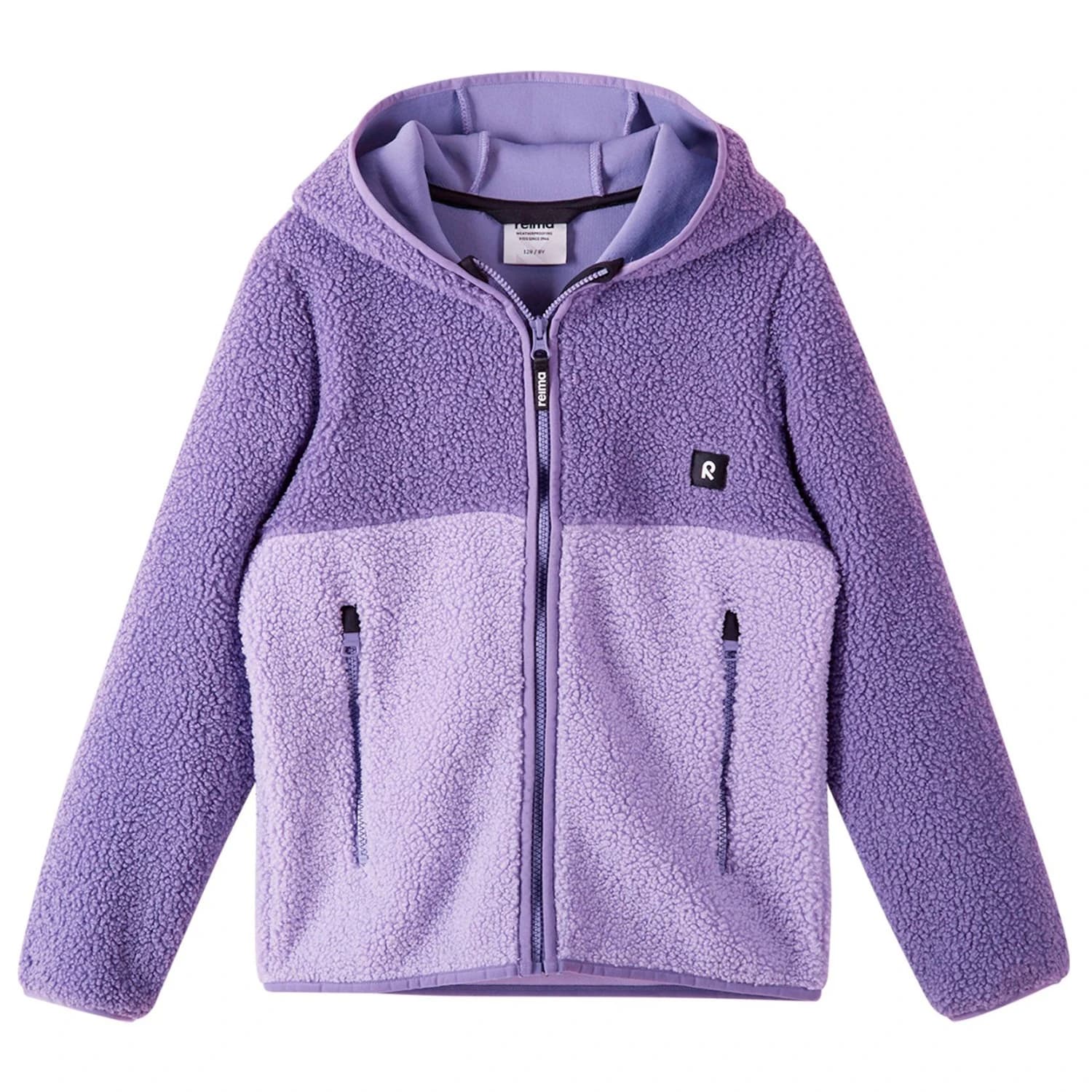Детско поларено яке Reima Kid's Muhkea Fleece Hoodie Fleece jacket - Misty Violet