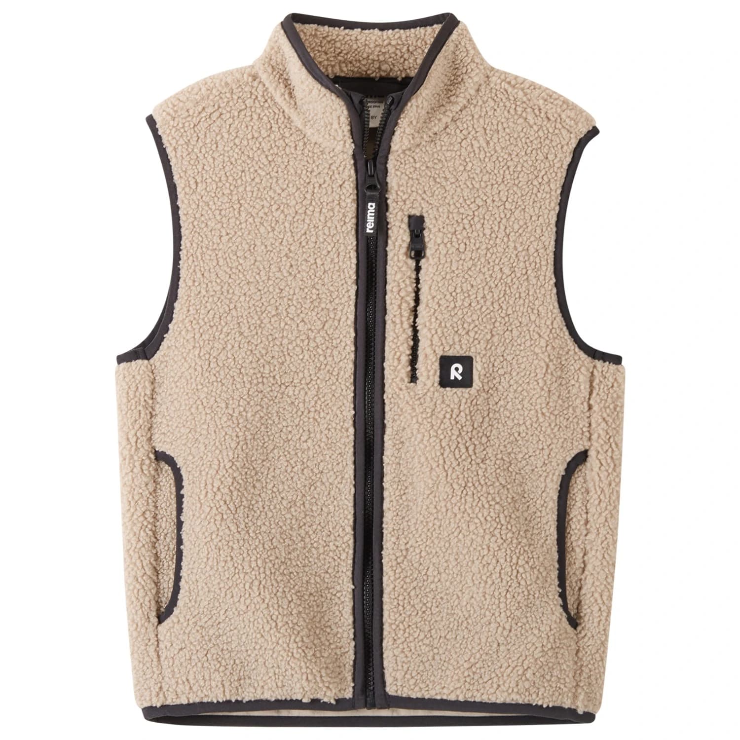 Детски поларен елек Reima Kid's Tupas Fleece Vest Fleece vest - Earthy Beige