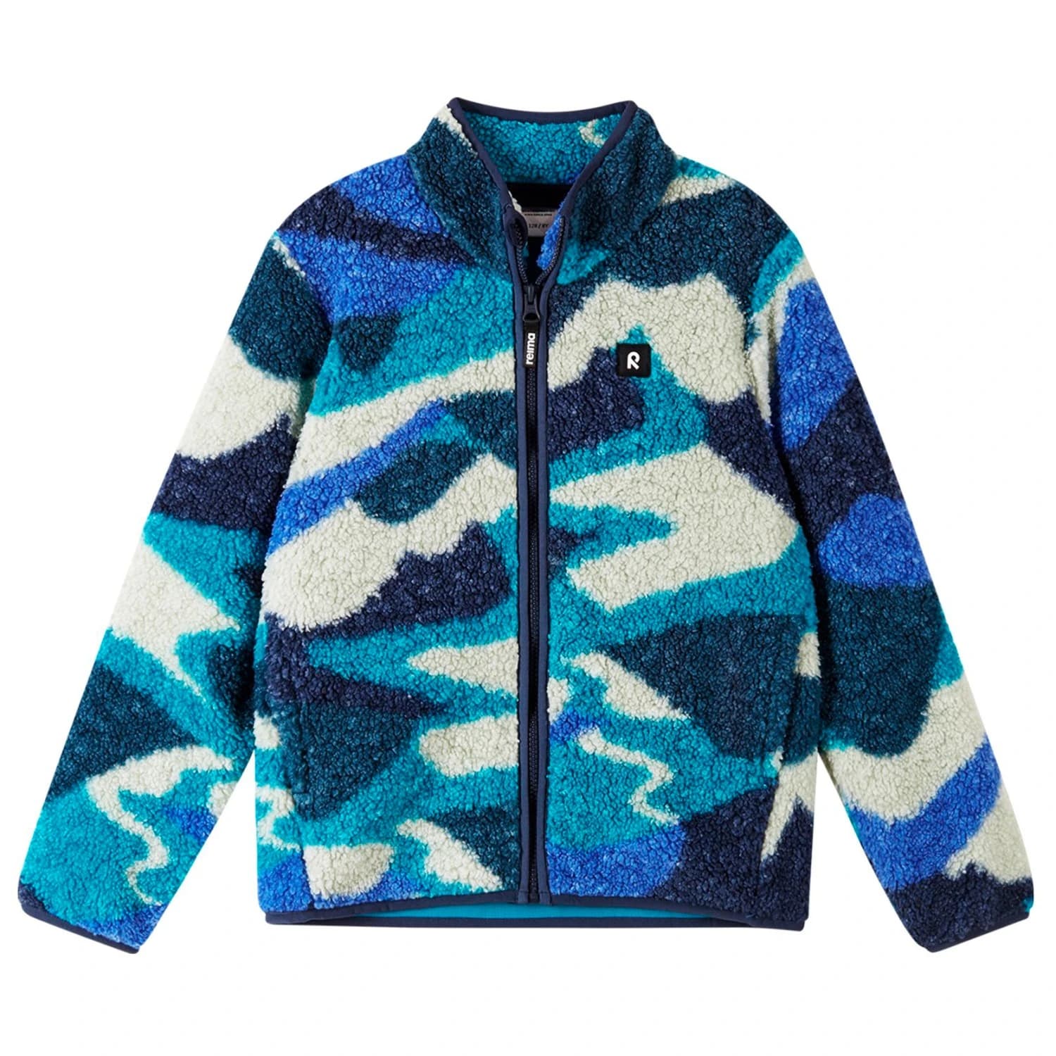 Детско поларено яке Reima Kid's Tupsis Fleece Sweater Fleece jacket - Sparkly Blue