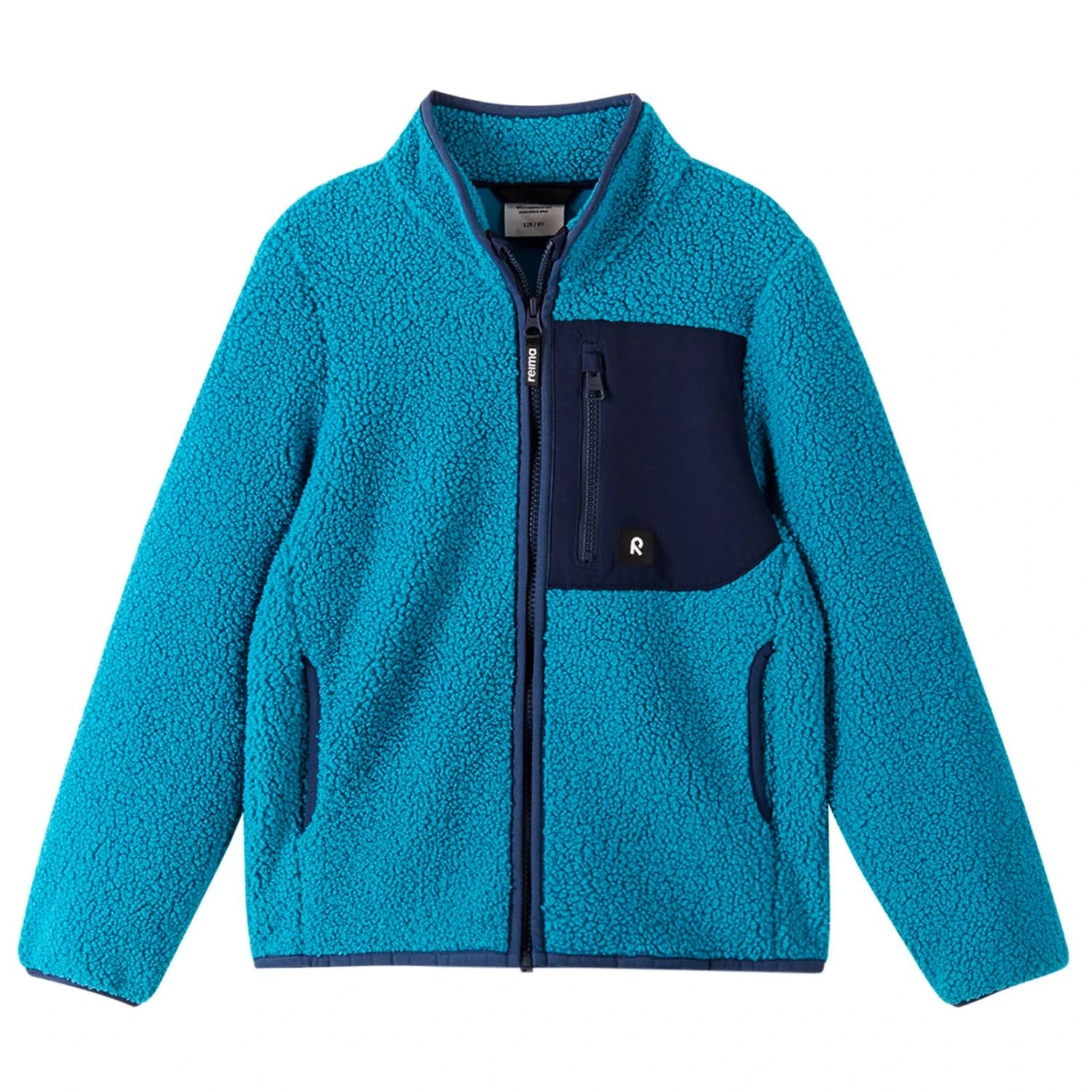 Детско поларено яке Reima Kid's Turina Fleece Sweater Fleece jacket - Aquatic Blue