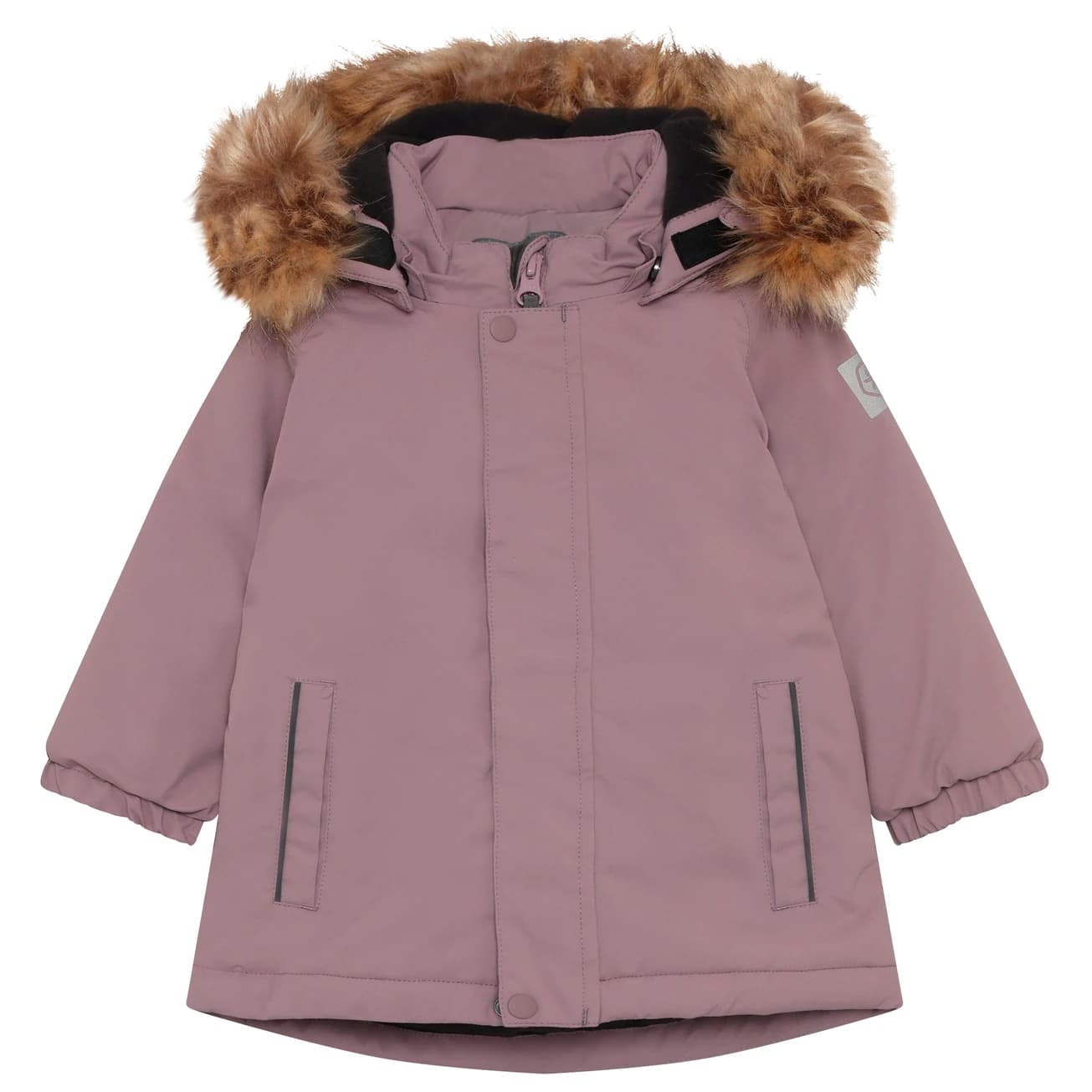 Детско зимно яке Color Kids Baby Girl's Parka with Fake Fur Winter jacket - Toadstool