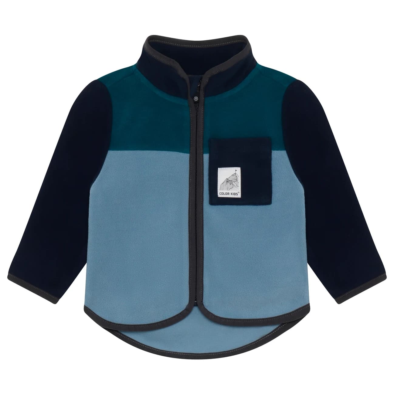 Детско поларено яке Color Kids Baby's Fleece Jacket 742741 Fleece jacket - Windward Blue