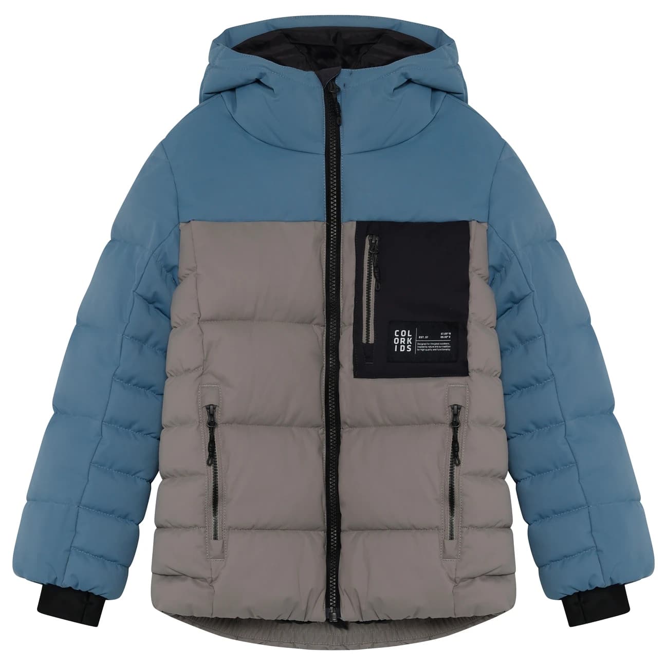 Детско ски яке Color Kids Junior Ski Puffer Jacket Quilt 742765 Ski jacket - Rock Ridge