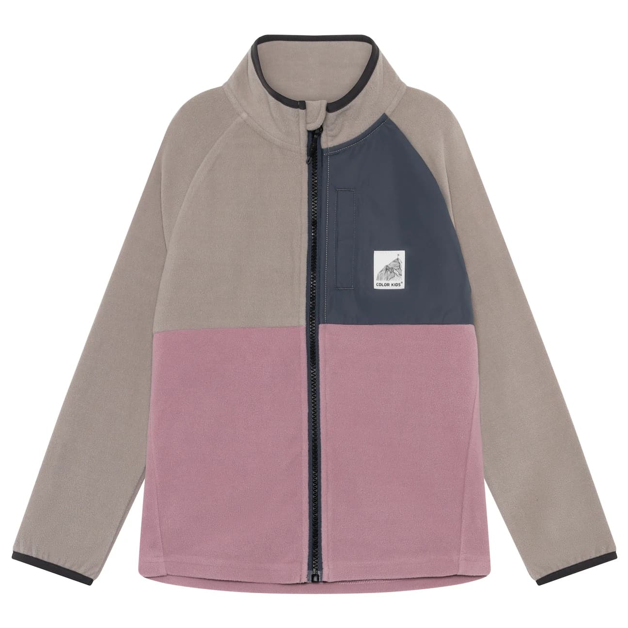 Детско поларено яке Color Kids Kid's Fleece Jacket 742925 Fleece jacket - Toadstool
