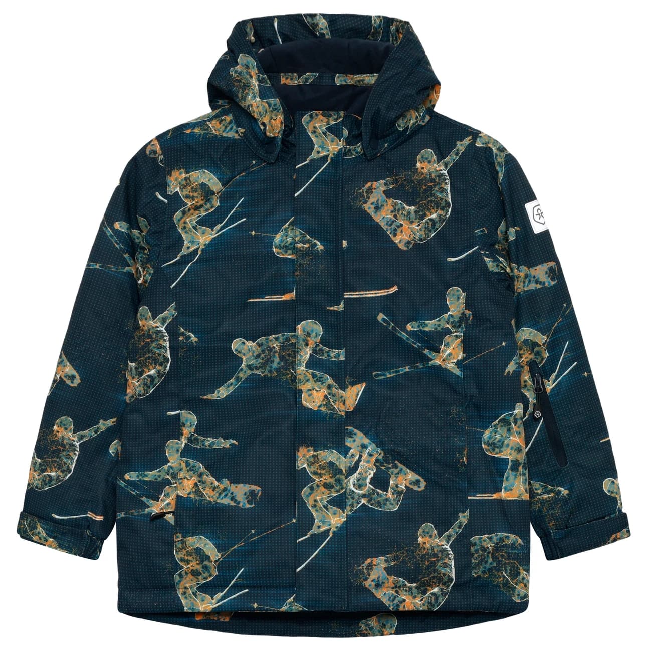 Детско ски яке Color Kids Kid's Ski Jacket AOP 742781 Ski jacket - Total Eclipse