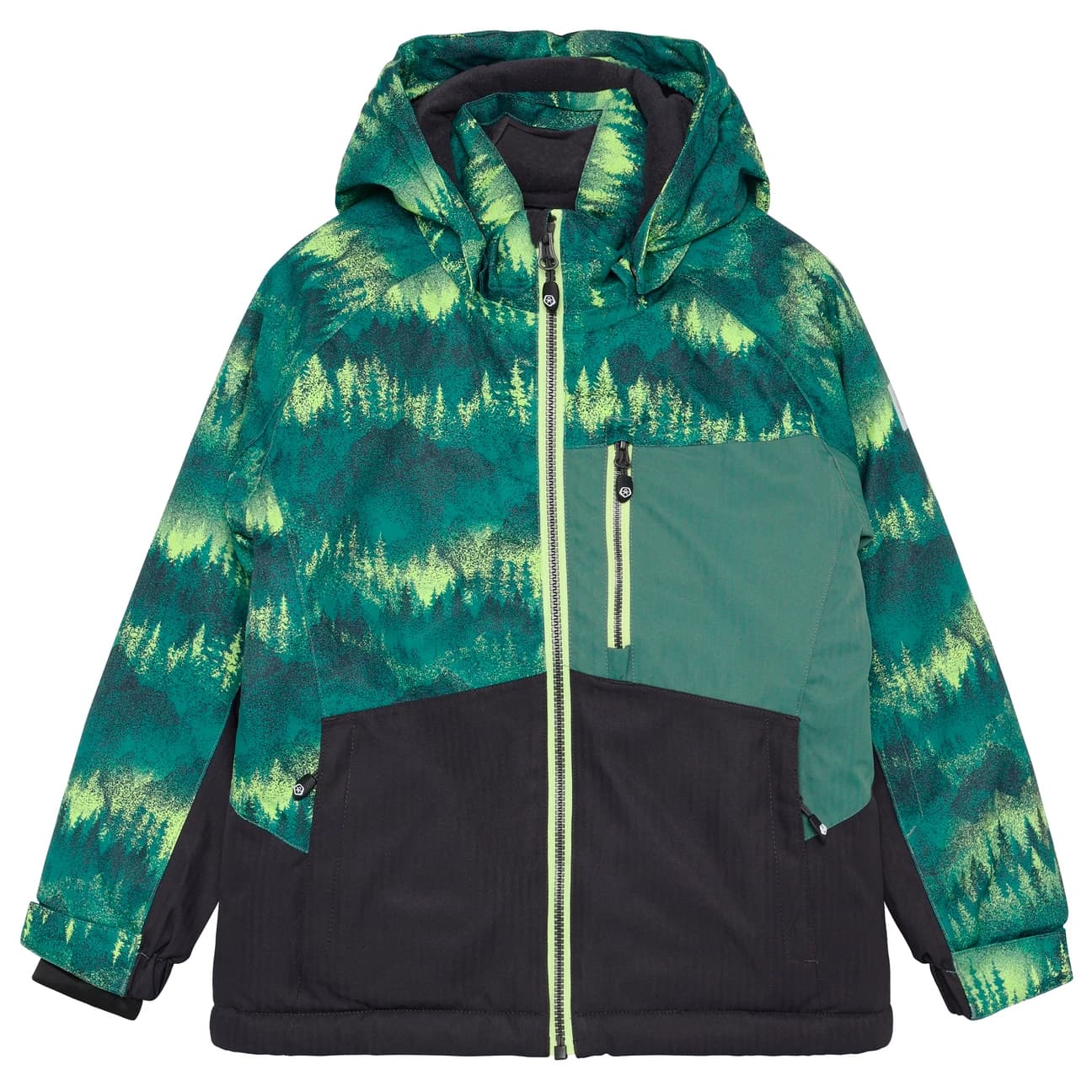 Детско ски яке Color Kids Kid's Ski Jacket Colorblock 742779 Ski jacket - Dark Forest