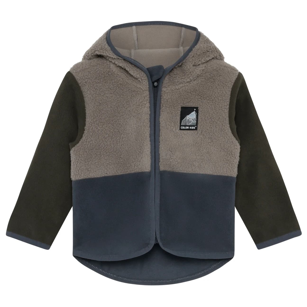 Детско поларено яке Color Kids Kid's Teddy Fleece Jacket - Turbulence
