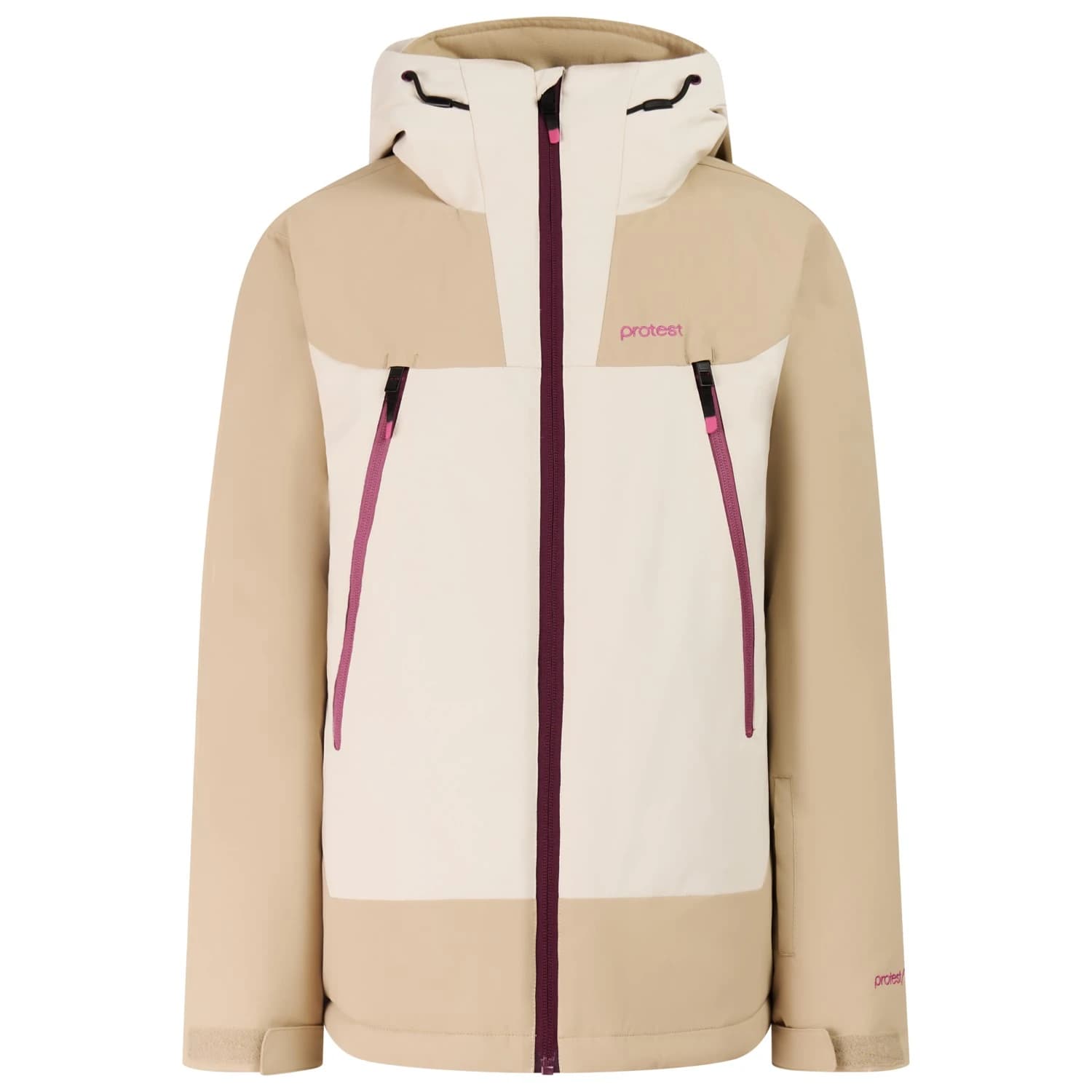Детско ски яке Protest Kid's PRTLaurine Snowjacket Ski jacket - Bamboobeige