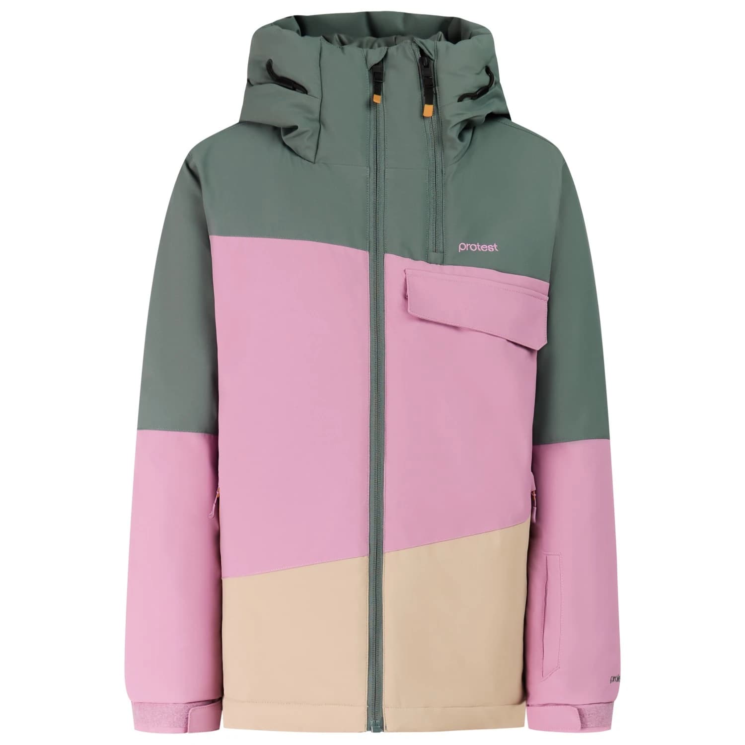 Детско ски яке Protest Kid's PRTMarlene Snowjacket Ski jacket - Evergreen