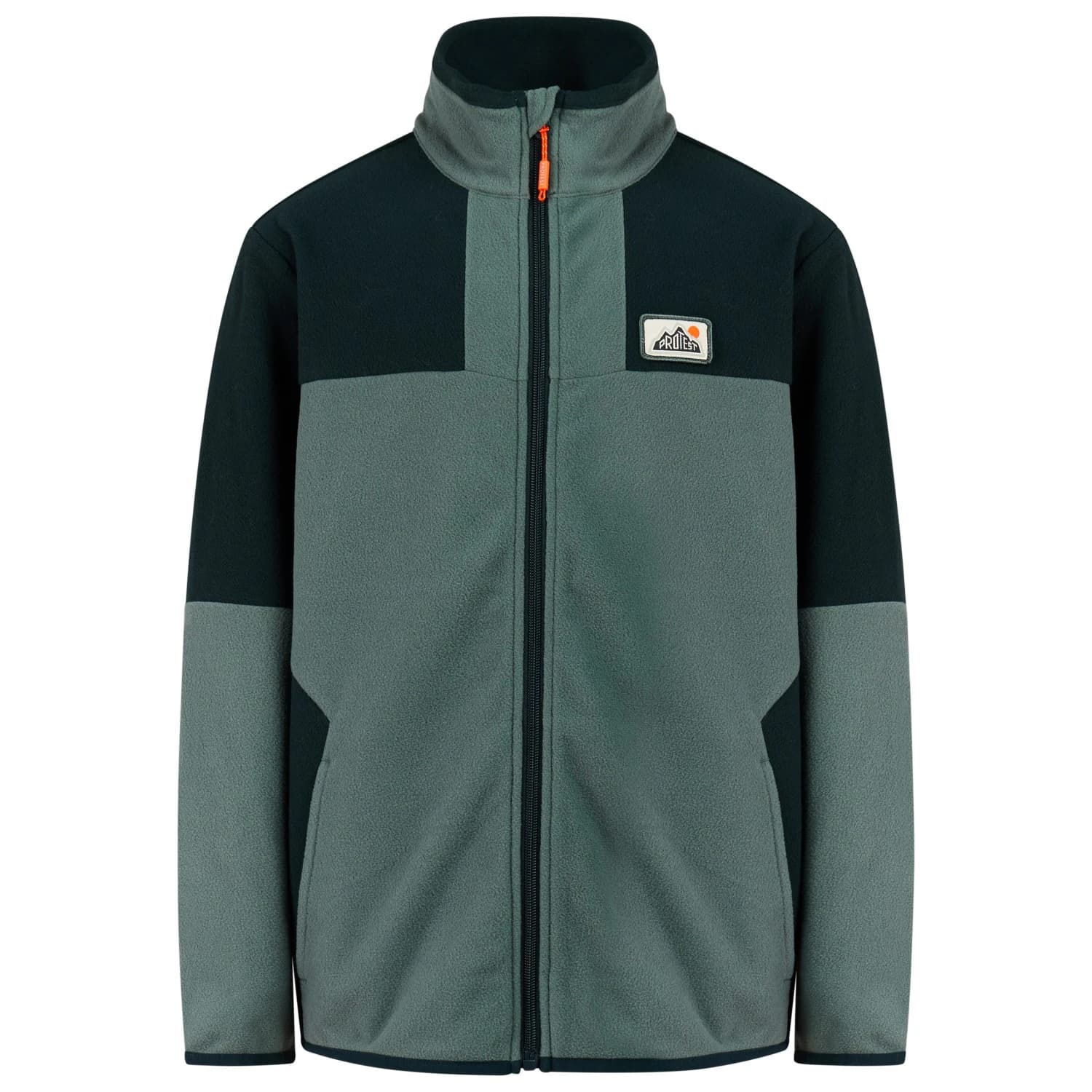 Детско поларено яке Protest Kid's PRTMendo Full Zip Active Top Fleece jacket - Evergreen