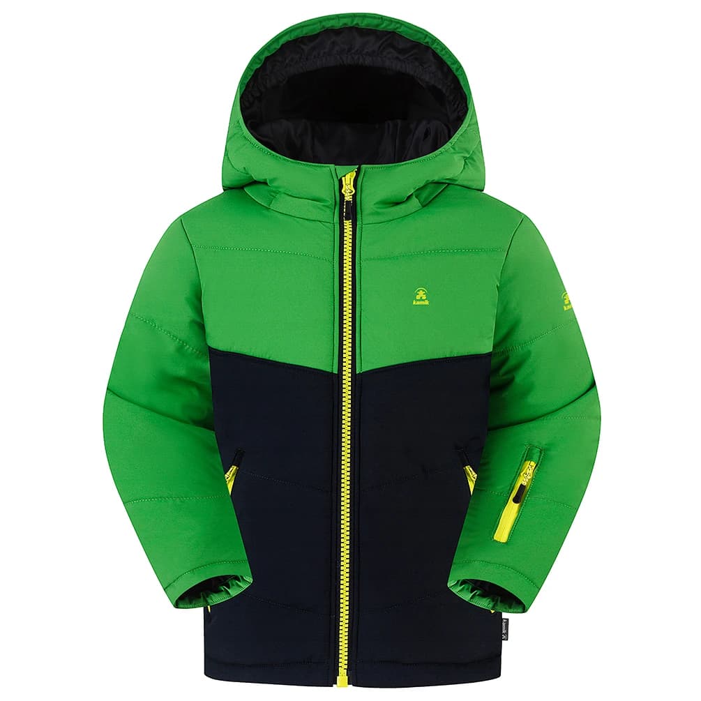 Детско зимно яке Kamik Kid's Winston Winter jacket - Grass / Gauzon