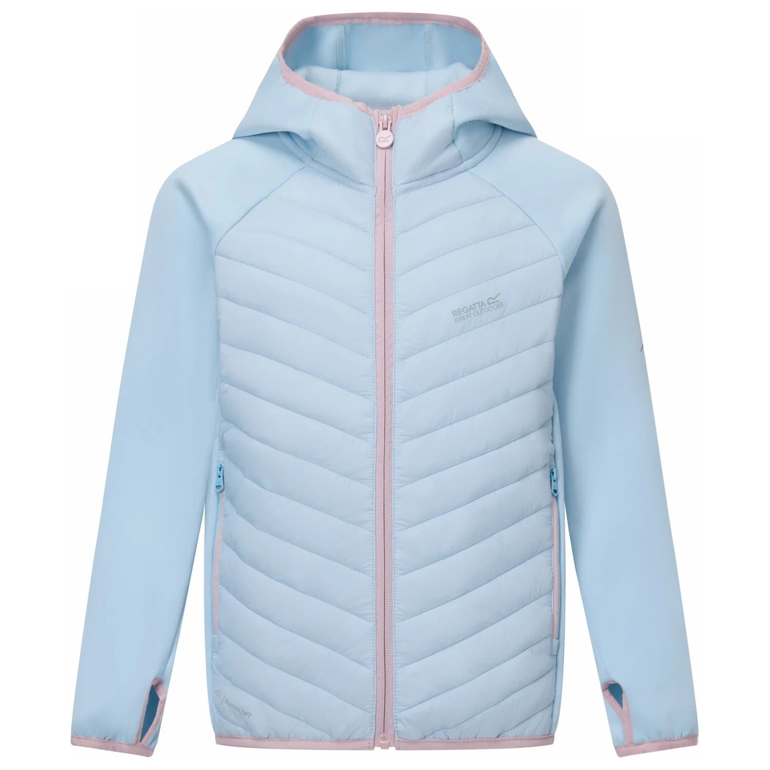 Детско поларено яке Regatta Kid's Junior Andreson Hybrid Hybrid jacket - Skyway