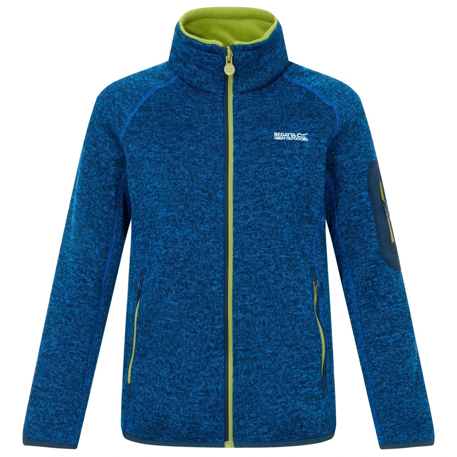 Детско поларено яке Regatta Kid's Junior Newhill Fleece jacket - Aviator Blue(Golden Cypress)