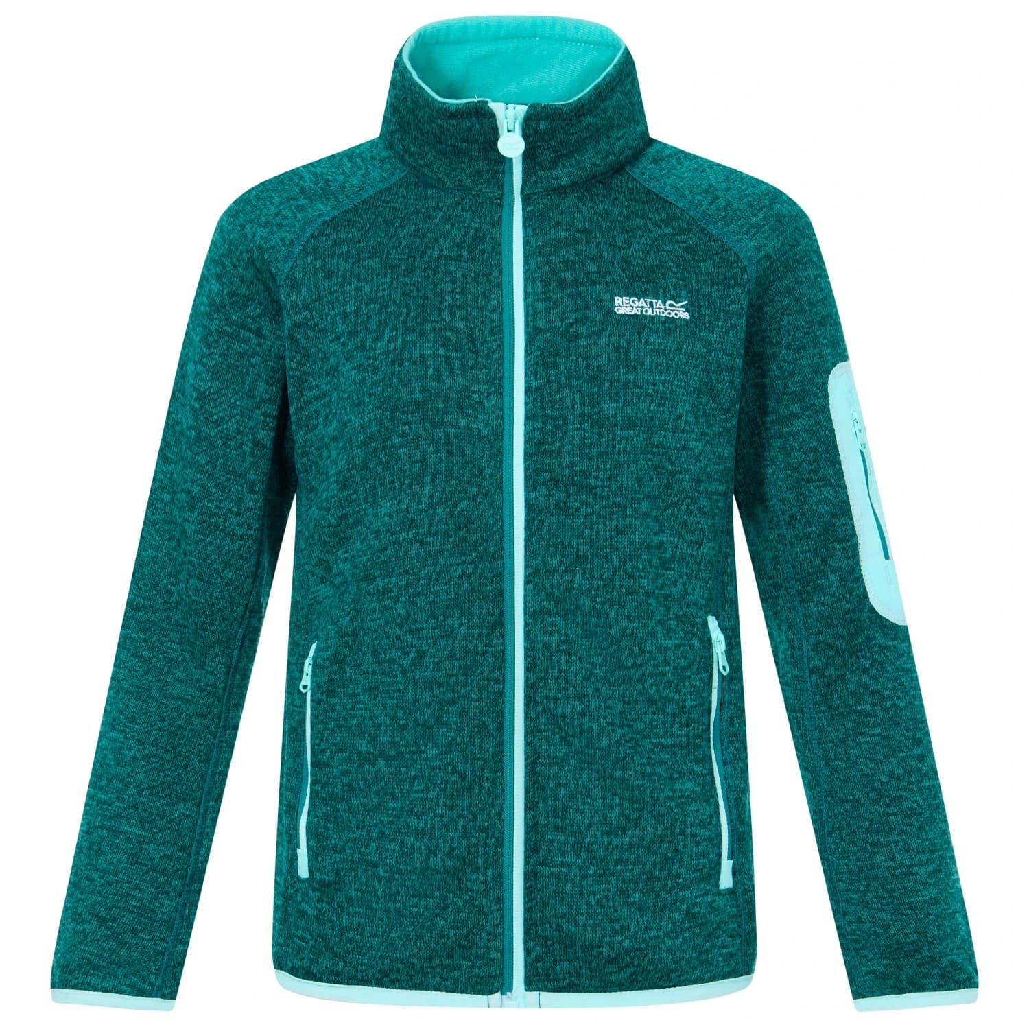 Детско поларено яке Regatta Kid's Junior Newhill Fleece jacket - Dark Forest(Glacier Green)