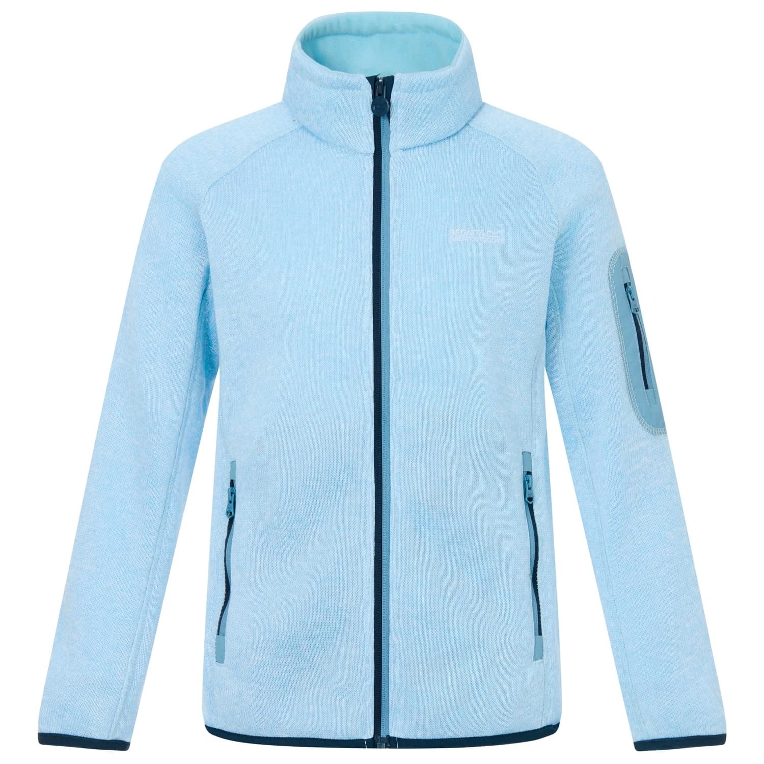 Детско поларено яке Regatta Kid's Junior Newhill Fleece jacket - Skyway(Dusky Blue)