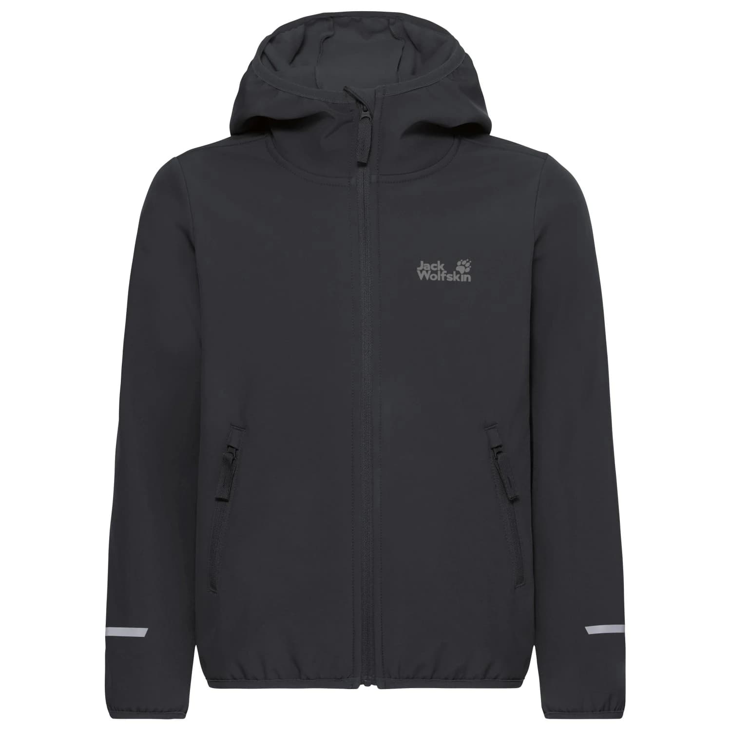 Детско софтшел яке Jack Wolfskin Kid's Fourwinds Jacket Softshell jacket - Black