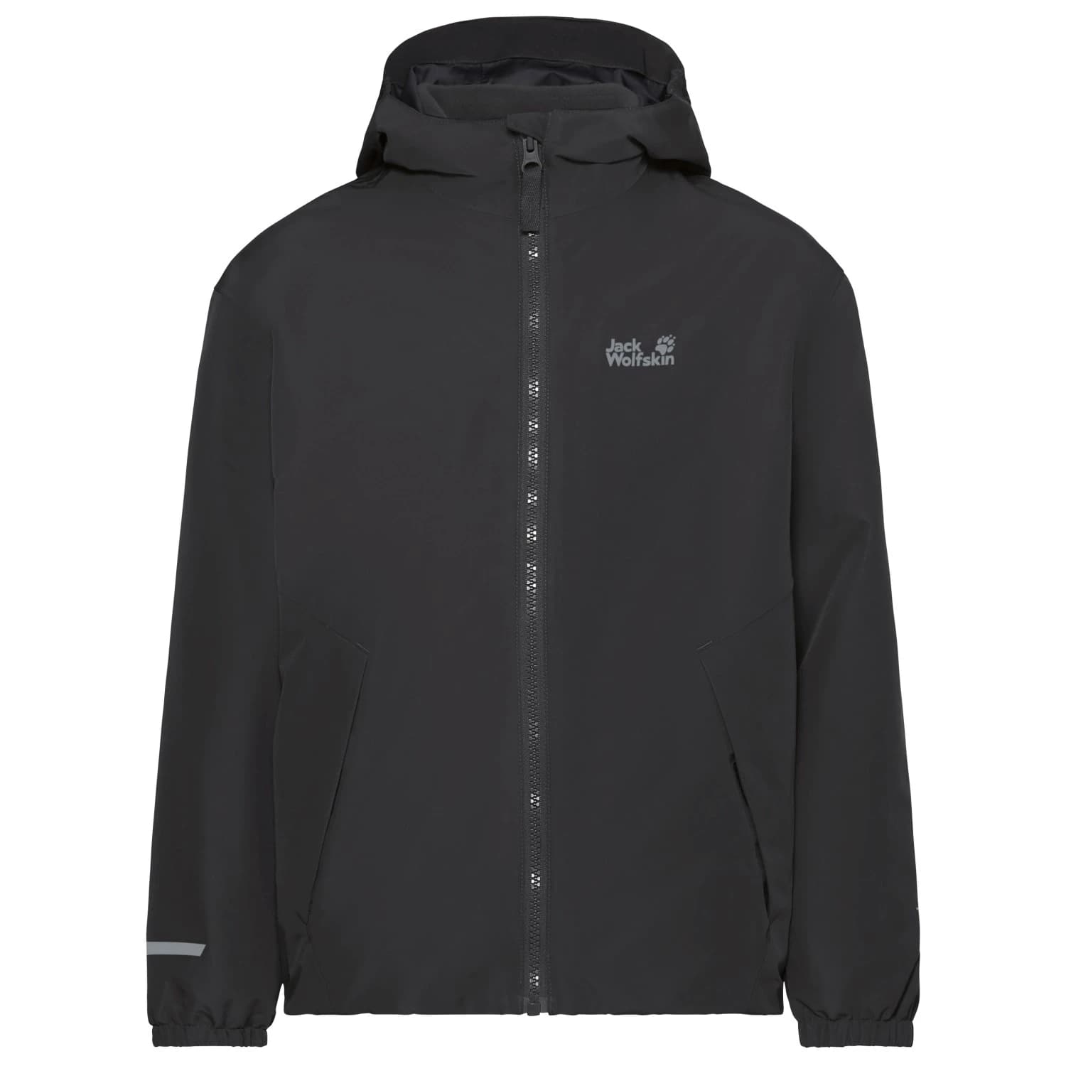 Детско 3-в-1 яке Jack Wolfskin Kid's Iceland 3in1 Jacket 3-in-1 jacket - Black