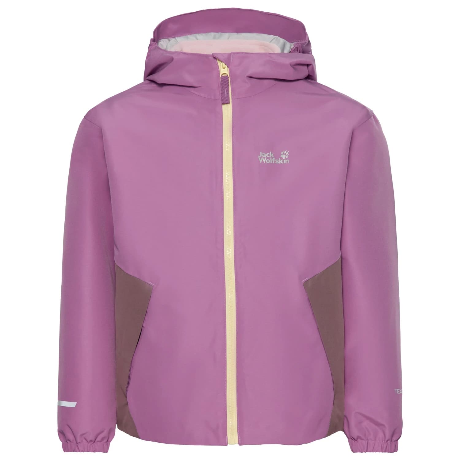 Детско 3-в-1 яке Jack Wolfskin Kid's Iceland 3in1 Jacket 3-in-1 jacket - Vivid Orchid
