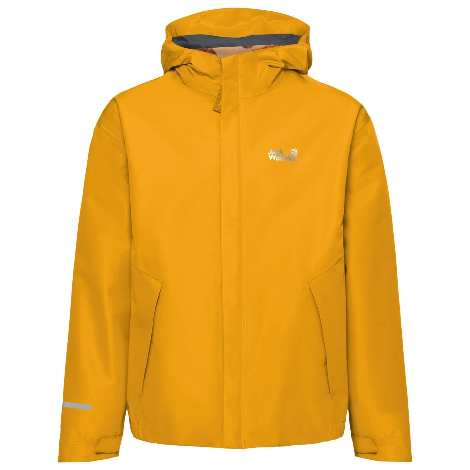Детско 3-в-1 яке Jack Wolfskin Kid's Iceland 3in1 Print Jacket 3-in-1 jacket - Burly Yellow JW