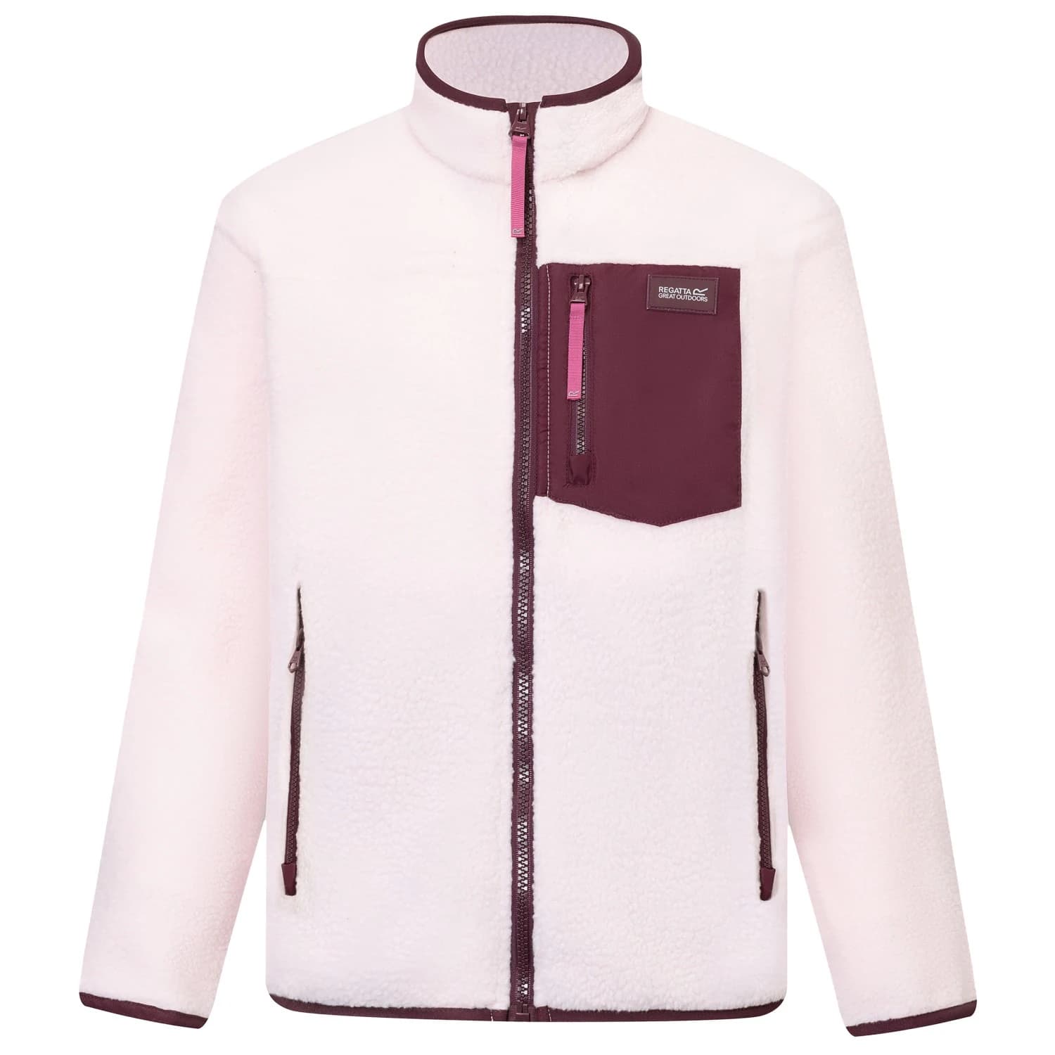 Поларено яке Regatta Junior Frankie Warm Fleece Fleece jacket - Pink Haze / Fig
