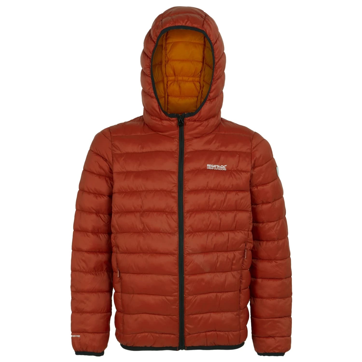 Синтетично яке Regatta Junior Hooded Marizion Synthetic jacket - Rooibos Tea / Black