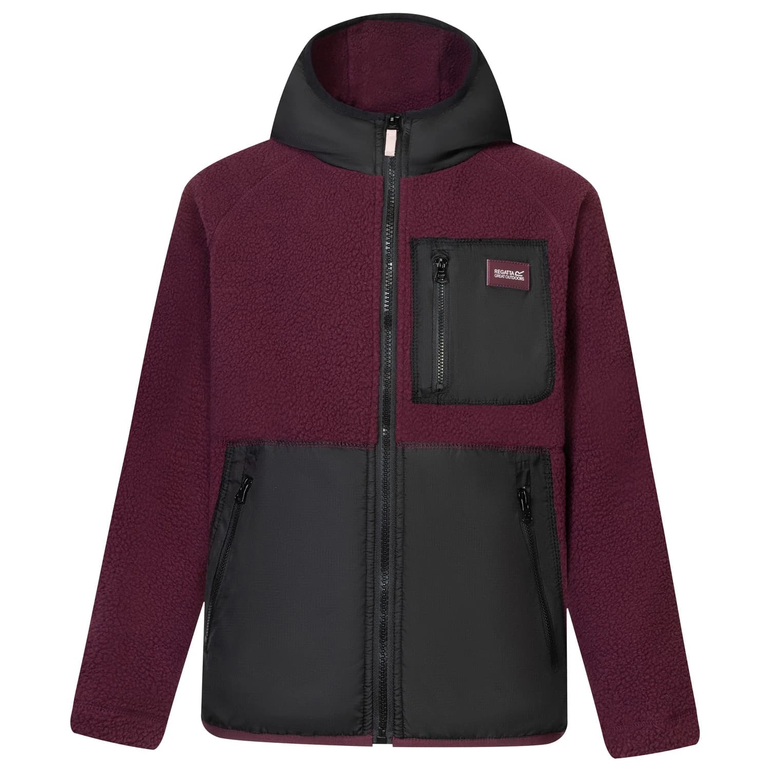 Поларено яке Regatta Munro Hybrid Jacket Fleece jacket - Fig / Black