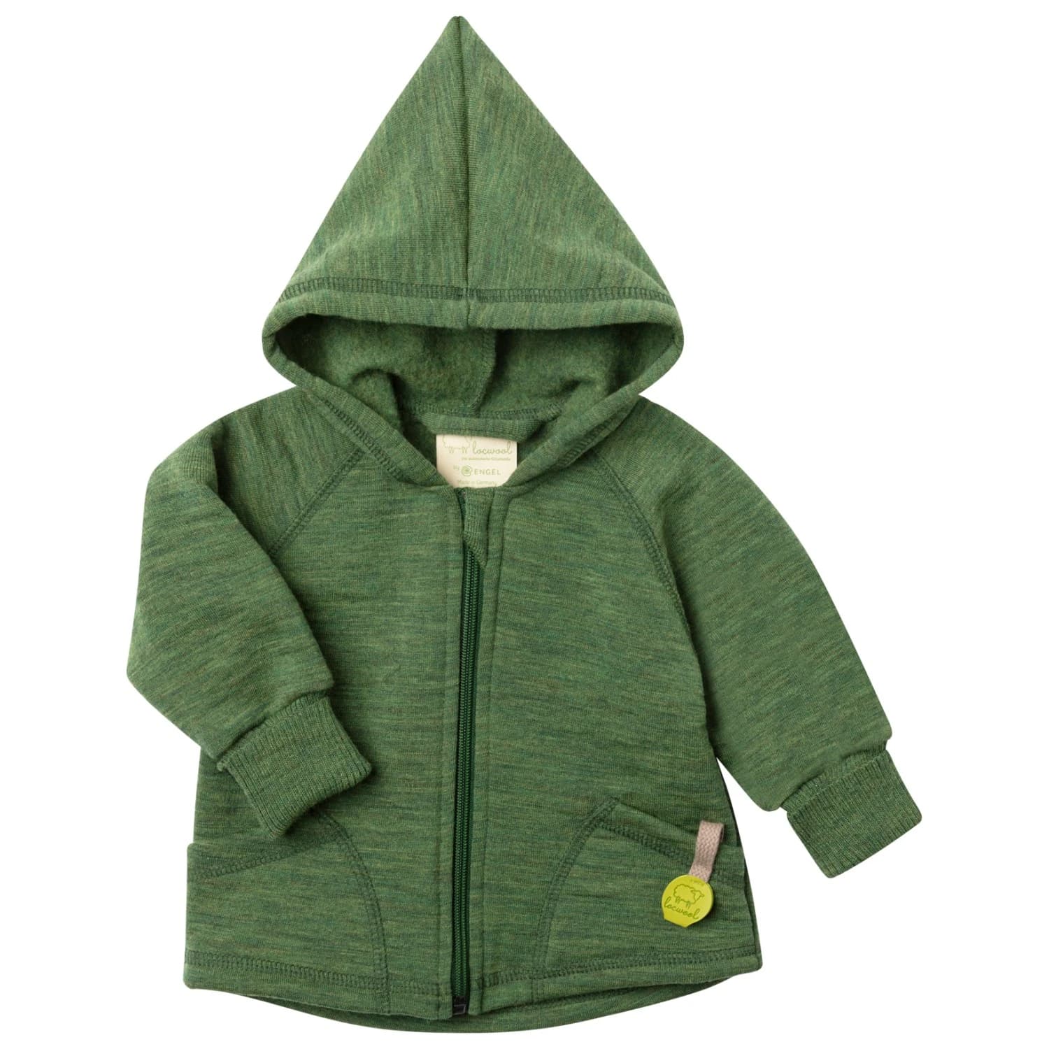 Вълнено яке Engel Baby Kapuzenjacke Wool jacket - Thymian Melange
