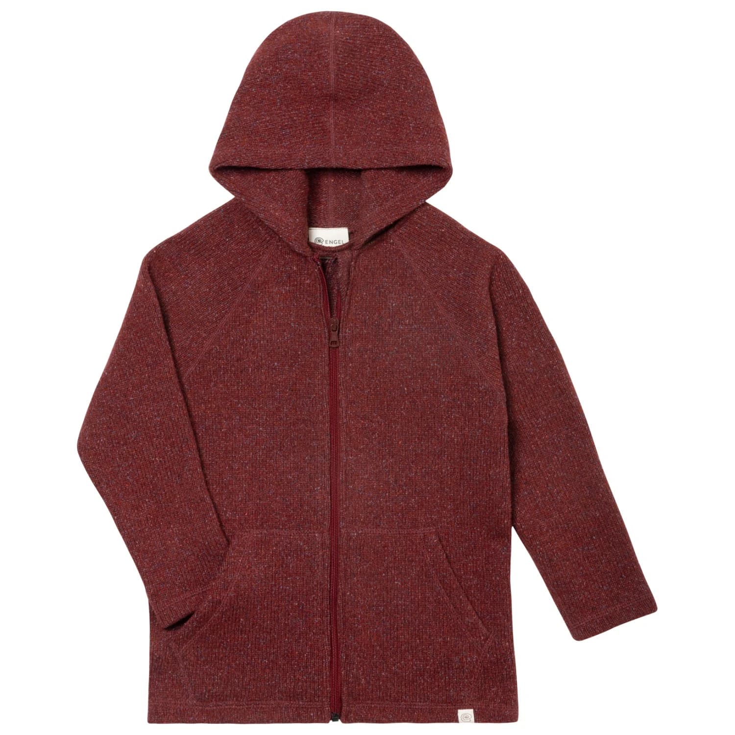 Детско вълнено яке Engel Kid's Kapuzenjacke Wool jacket - Abendrot