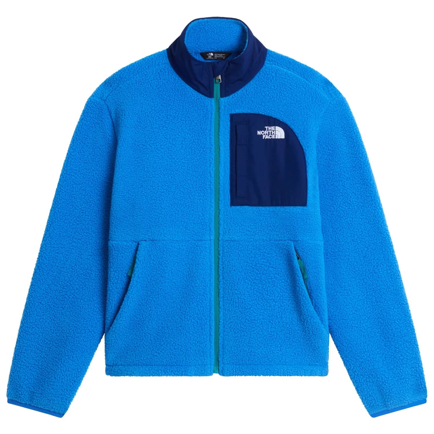 Детско поларено яке The North Face Kid's Boy Yumiori Off Peak Full Zip Jacket Fleece jacket - Active Blue / Bold Blue