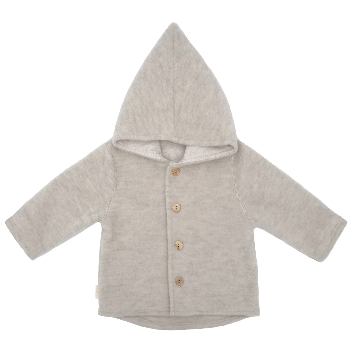 Вълнено яке maximo Baby's Jersey Fleece Jacke m. Kapuze Casual jacket - Beige Melange