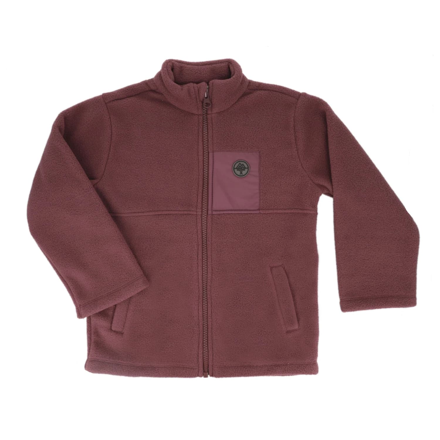 Детско поларено яке maximo Kid's Fleece Jacke m. Taschen Fleece jacket - Berry