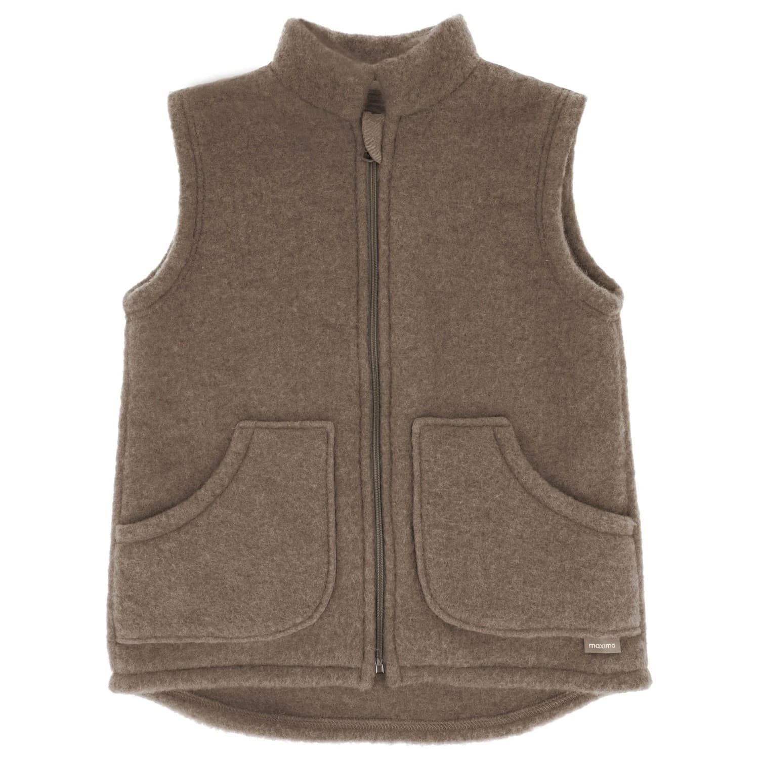 Детски вълнен елек maximo Kid's Jersey Fleece Weste Casual vest - Brown Melange