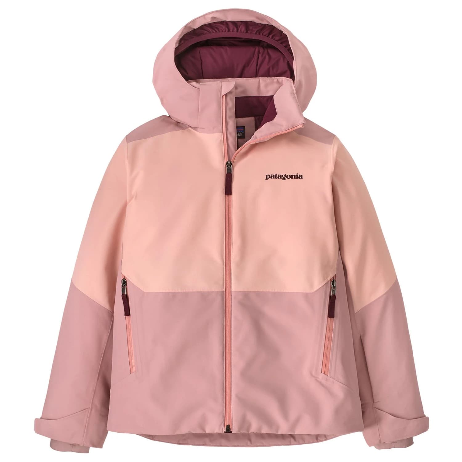 Детско ски яке Patagonia Kid's Powder Town Jacket Ski jacket - Fuzzy Mauve