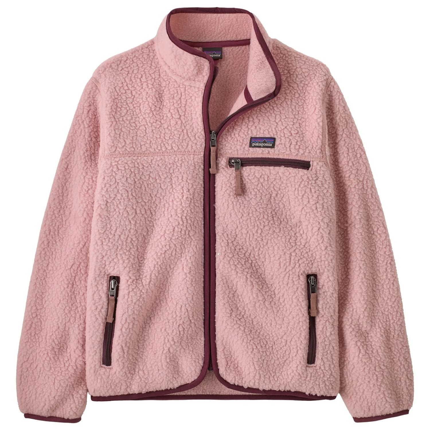 Детско поларено яке Patagonia Kid's Retro Pile Jacket Fleece jacket - Fuzzy Mauve