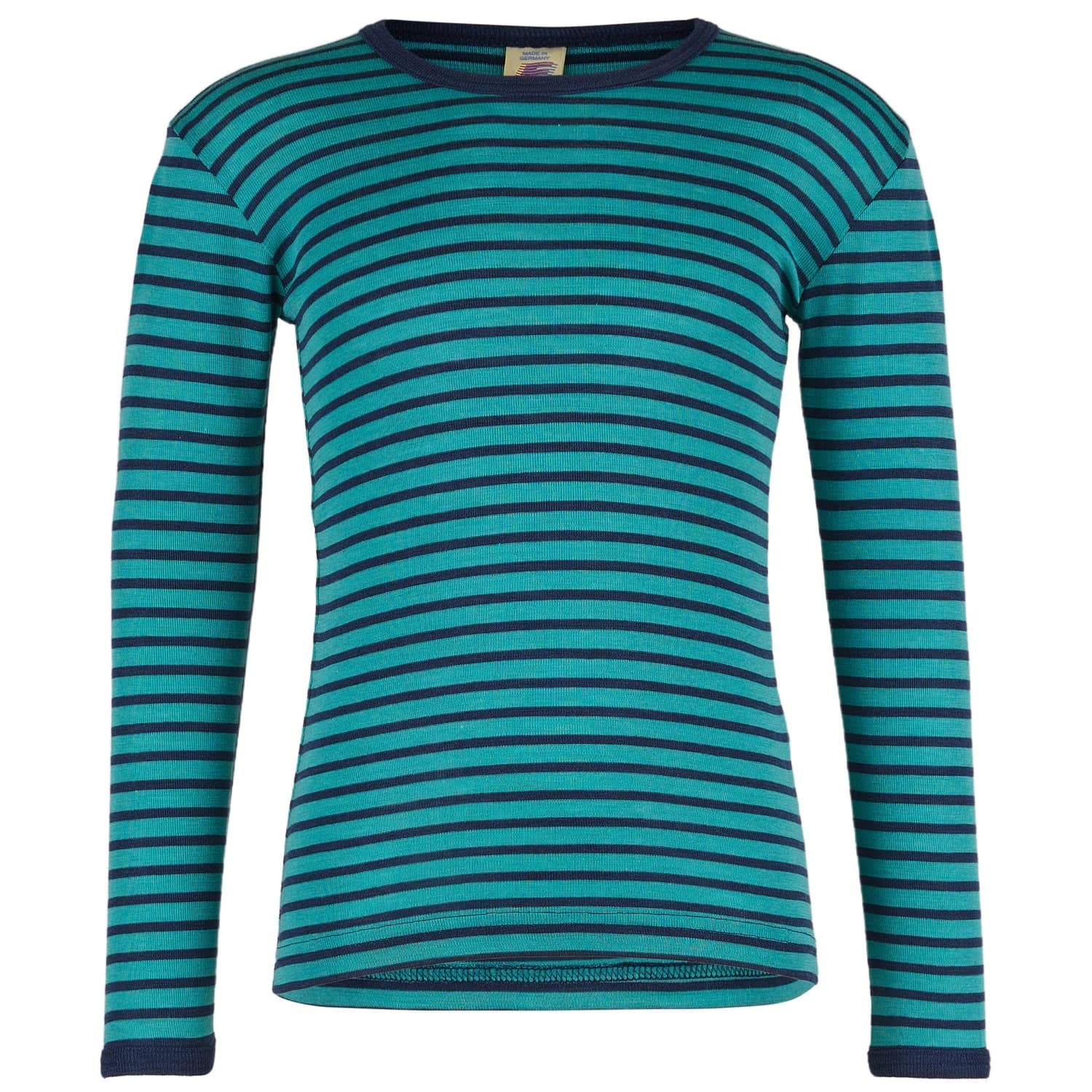 Детско мериносово термобельо Engel Kids' Undershirt L/S Merino base layer - Eisvogel / Marine