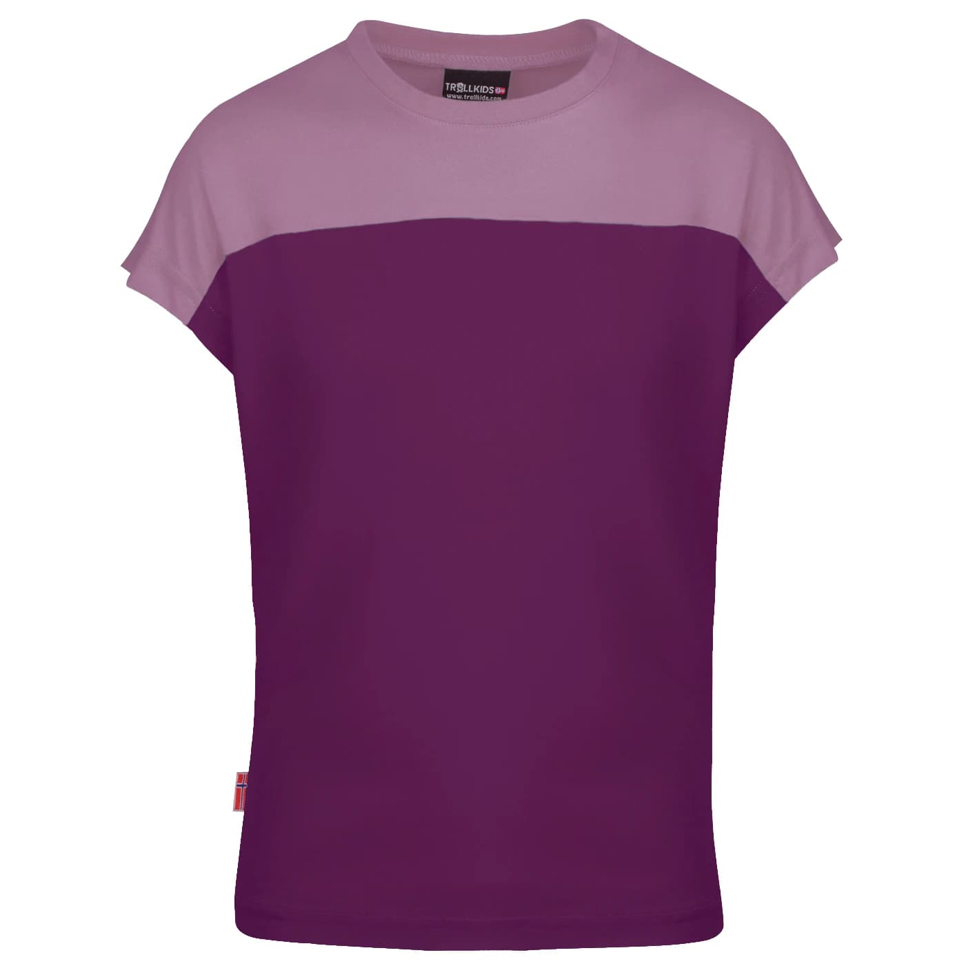 Детска тениска Trollkids Girl's Bergen T T-shirt - Mulberry / Orchid