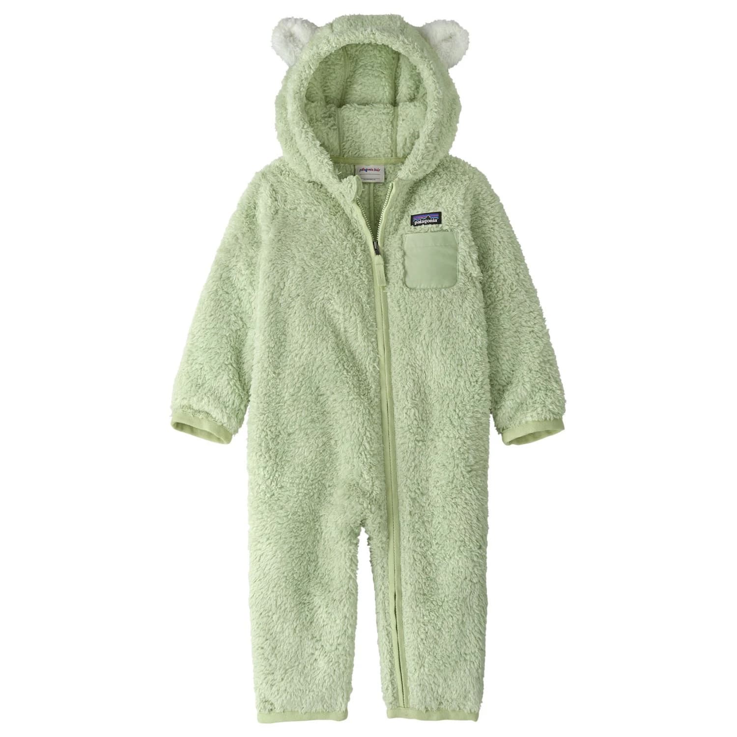 Цял костюм Patagonia Baby's Furry Friends Bunting Overall - Lichen Green