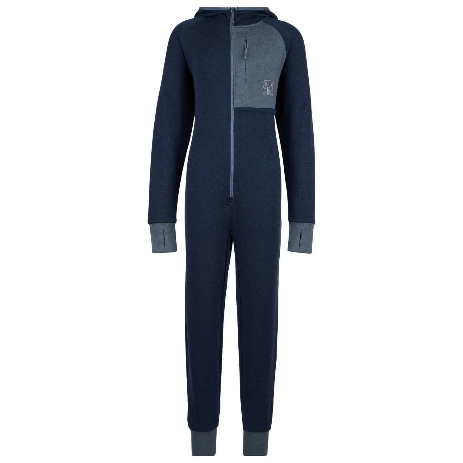 Детски цял костюм Stoic Kid's Merino260 StadjanSt. One Suit Overall - Dark Navy / Slate Grey