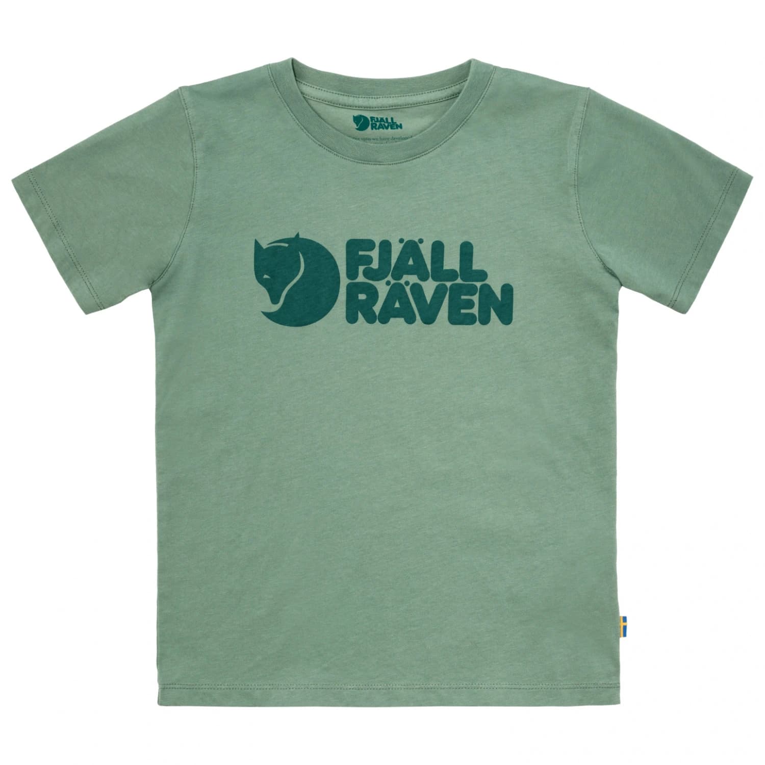 Детска тениска Fjällräven Kid's Fjällräven Logo T-Shirt - Patina Green