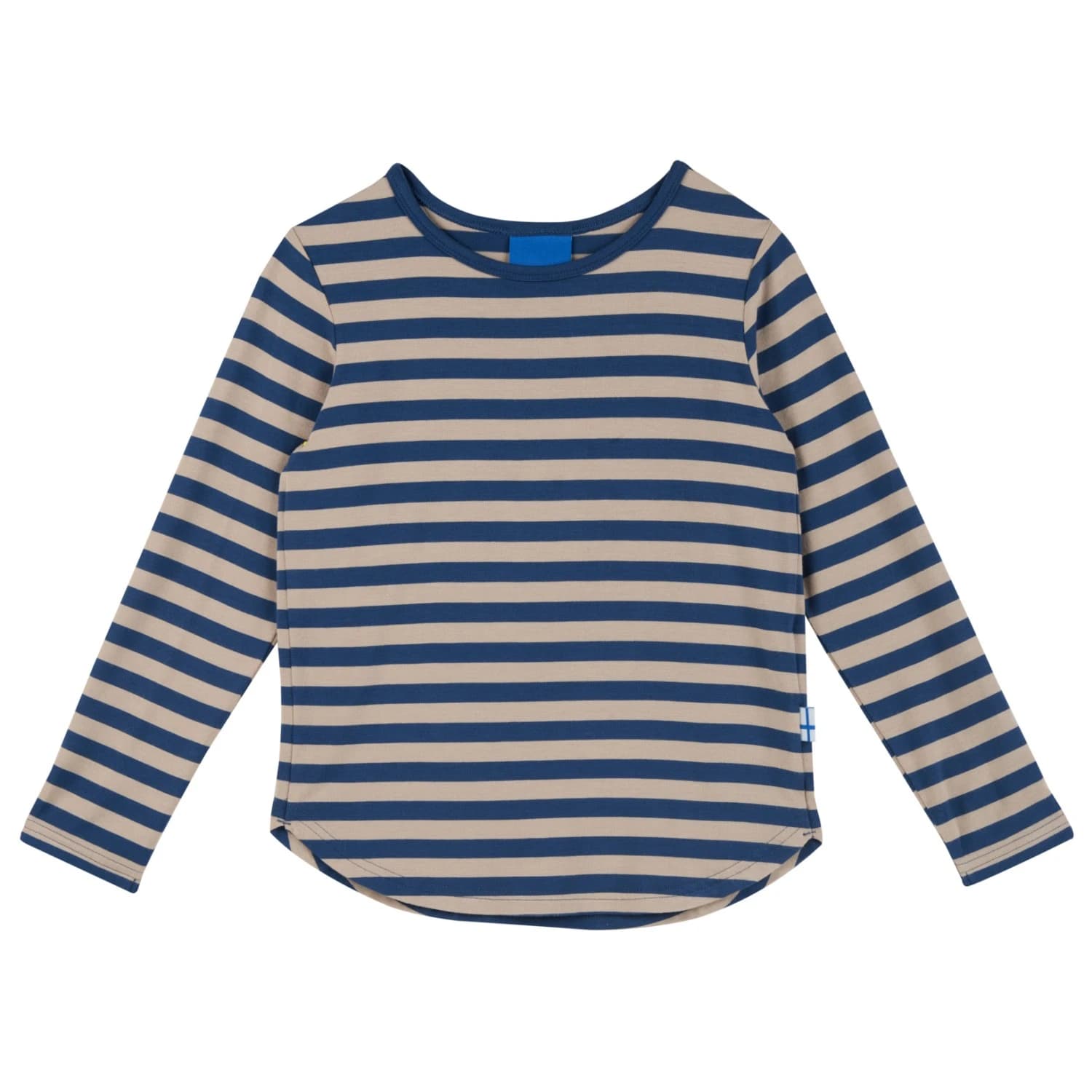 Детска блуза с дълъг ръкав Finkid Kid's Merisilli Longsleeve - Denim / Pebble