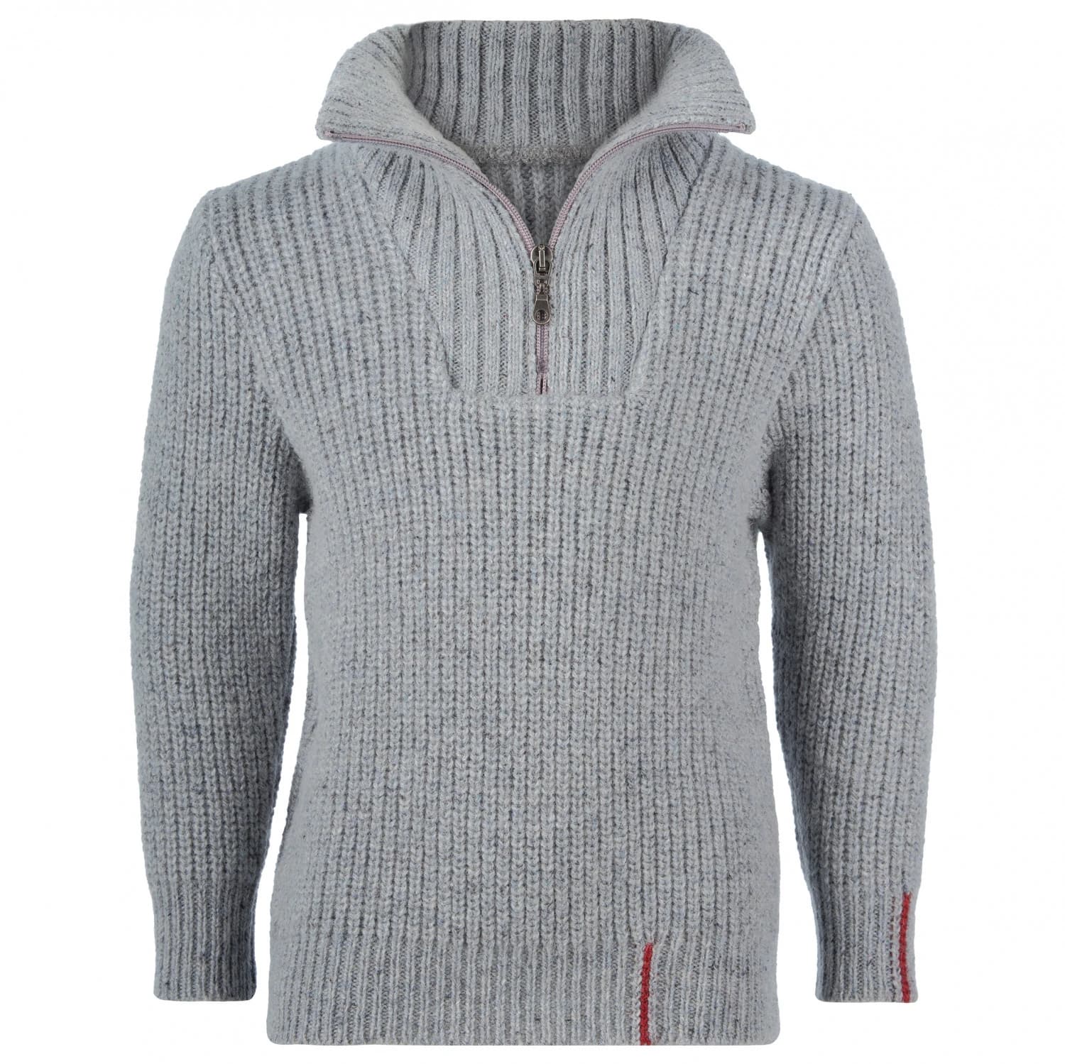 Детски вълнен пуловер Engel Kid's Troyer Merino jumper - Kiesel