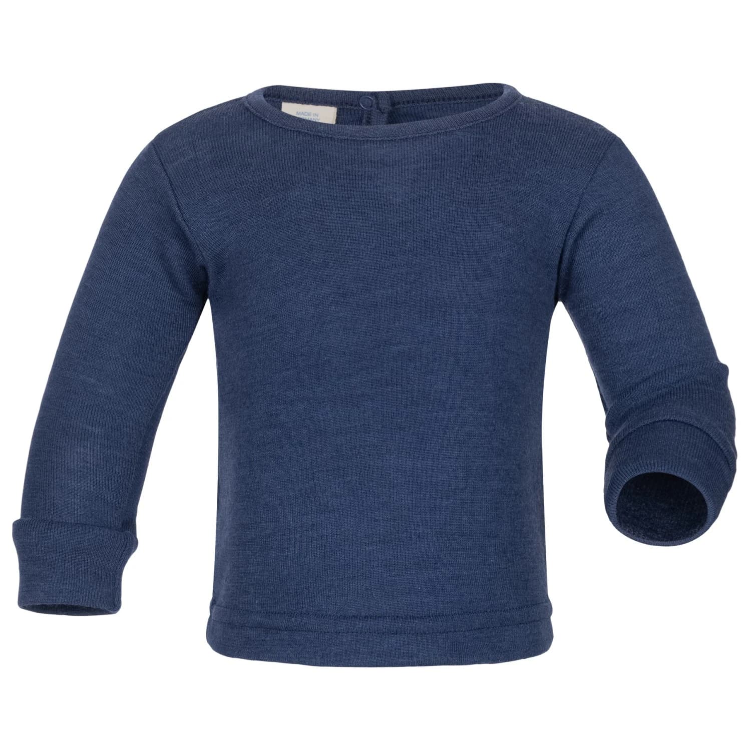 Детска мериносова блуза Engel Kids' Baby Jumper Merino shirt - Marine