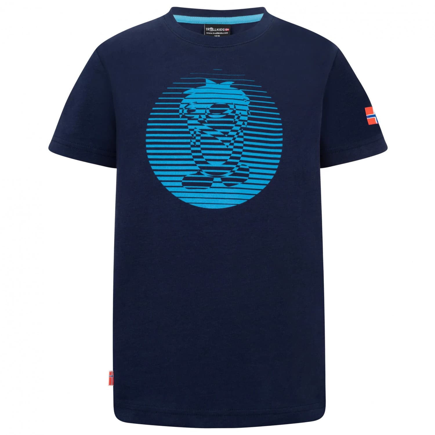 Детска тениска Trollkids Kid's Troll T Pro T-shirt - Navy / Light Blue