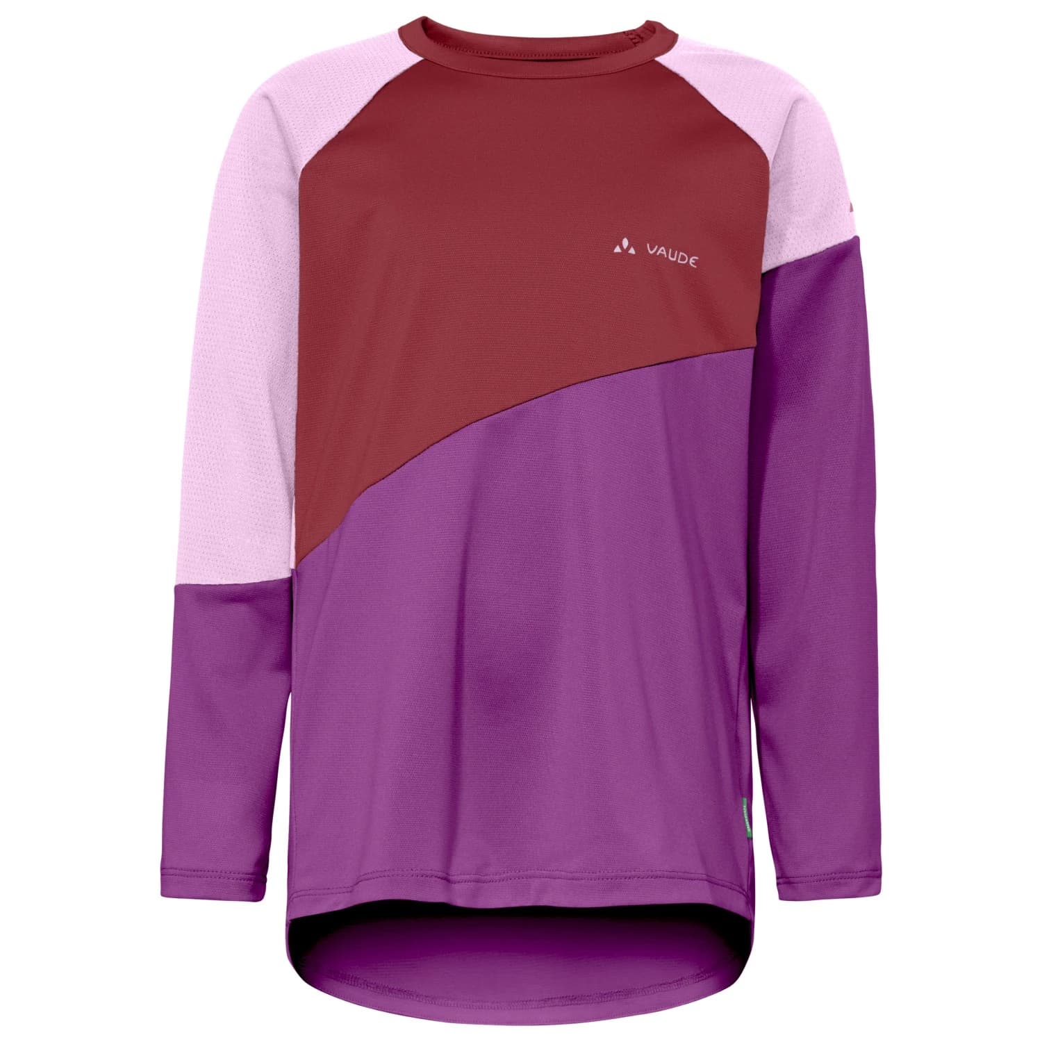 Детска спортна тениска Vaude Kid's Moab L/S Sport shirt - Magenta